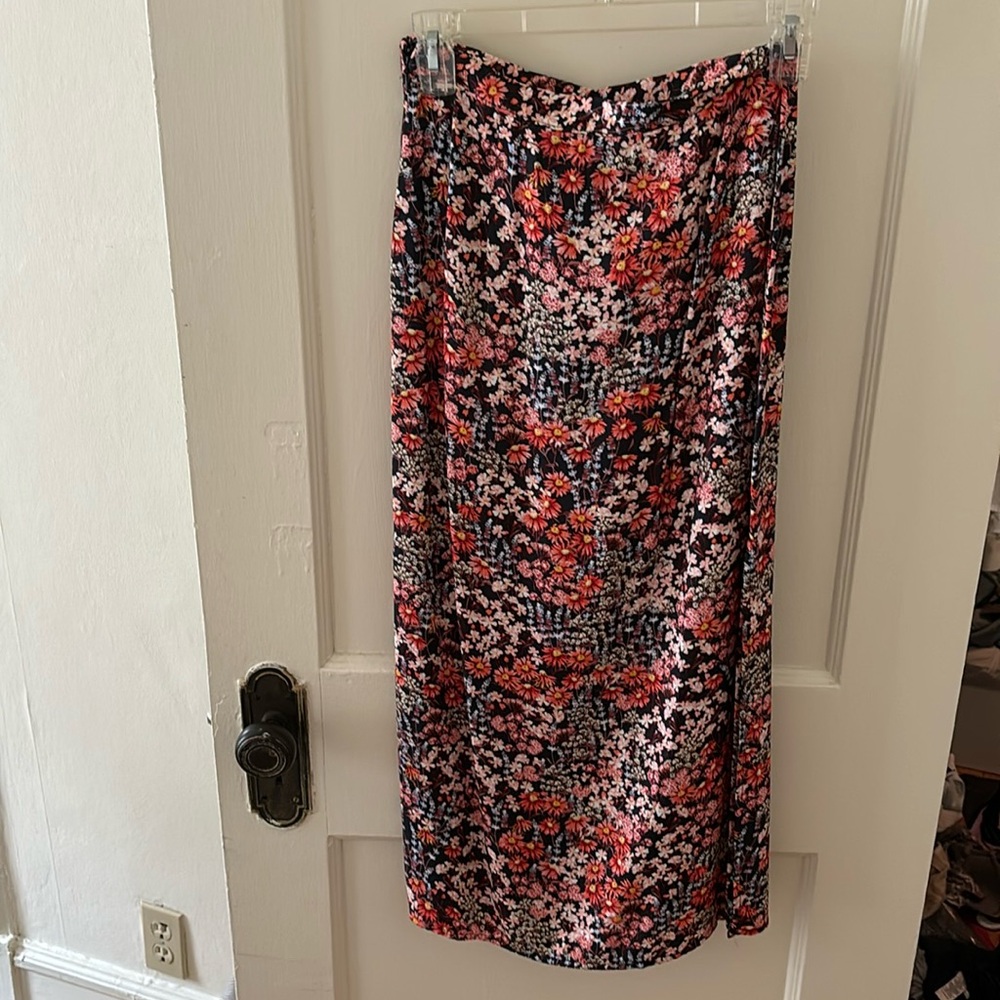 H&M Floral Slip Skirt